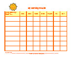 daily routine chart